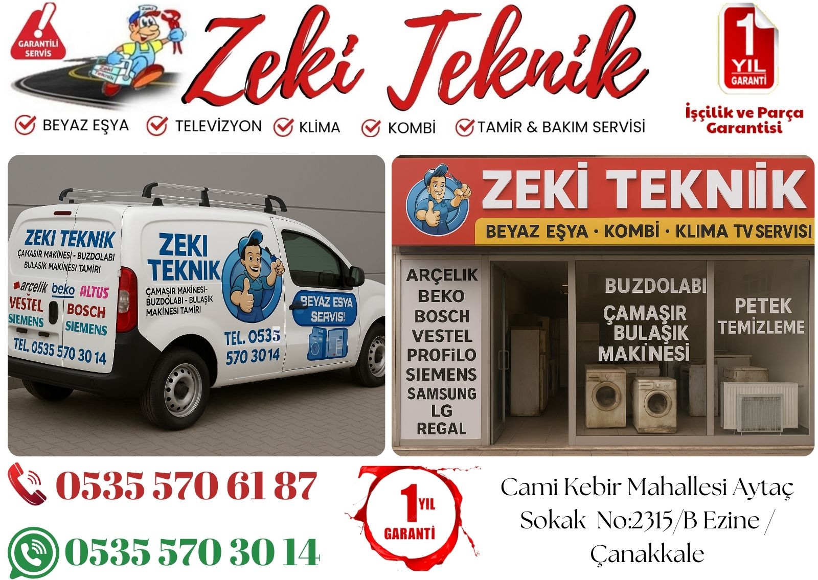 Ezine Demirdöküm Servisi